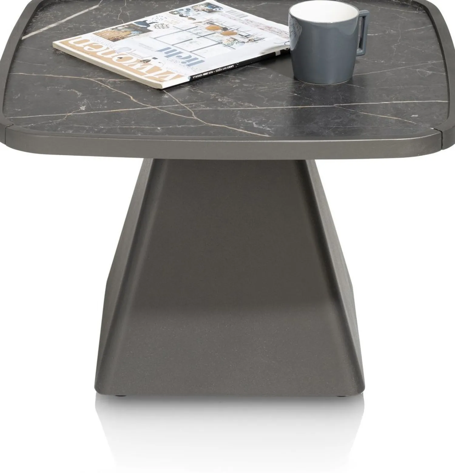 Vierkante Salontafels-Henders en Hazel Oskar Salontafel Onyx