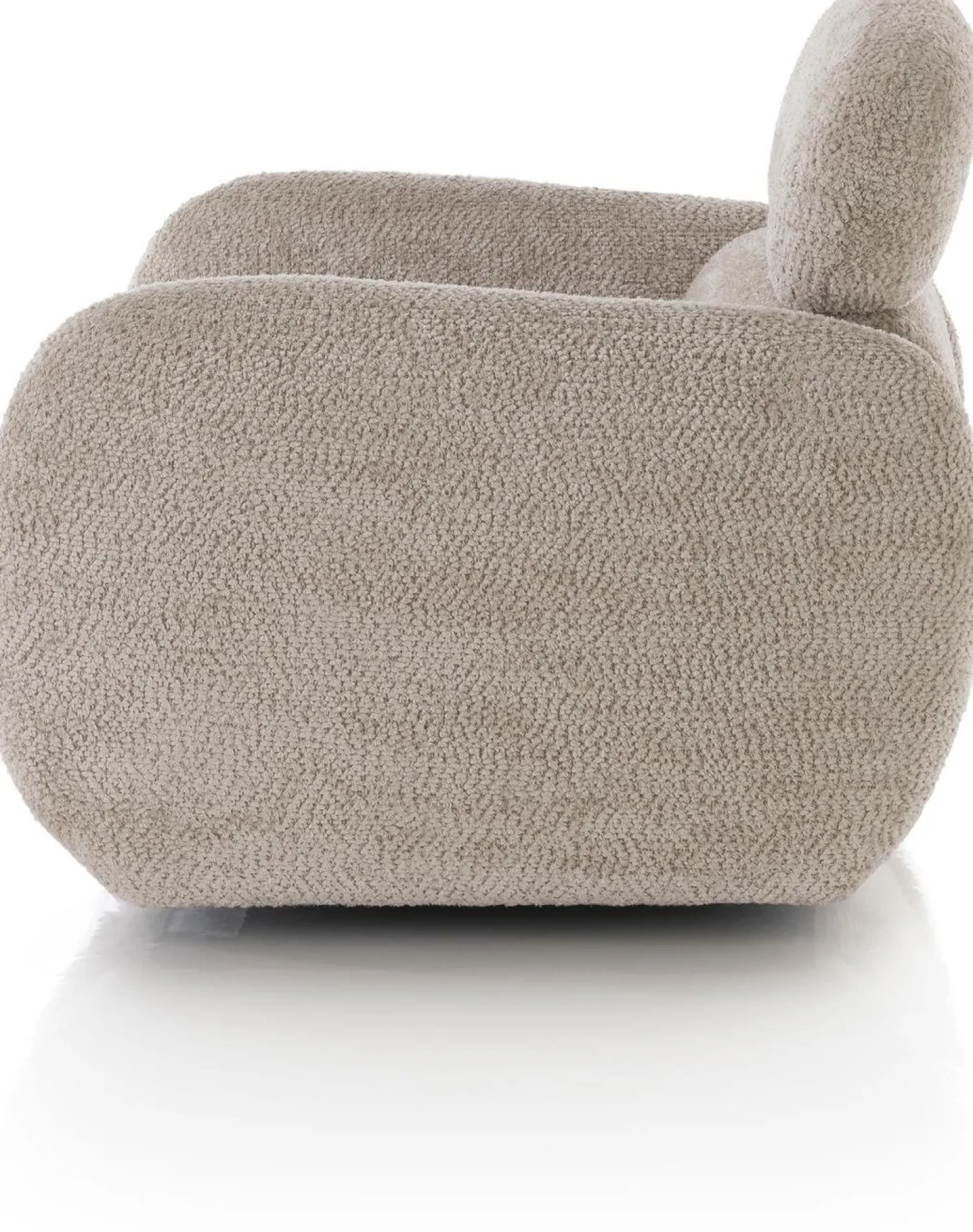 Draaifauteuils-XOOON Ostia Fauteuil Beige
