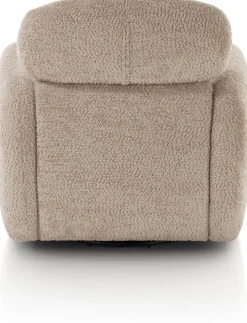 Draaifauteuils-XOOON Ostia Fauteuil Beige