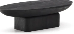 Houten Salontafels-Kave Home Ovak Salontafel Zwart