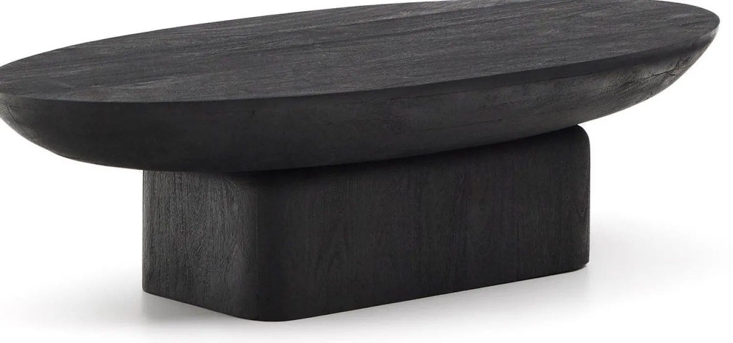 Houten Salontafels-Kave Home Ovak Salontafel Zwart