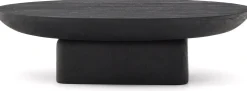 Houten Salontafels-Kave Home Ovak Salontafel Zwart