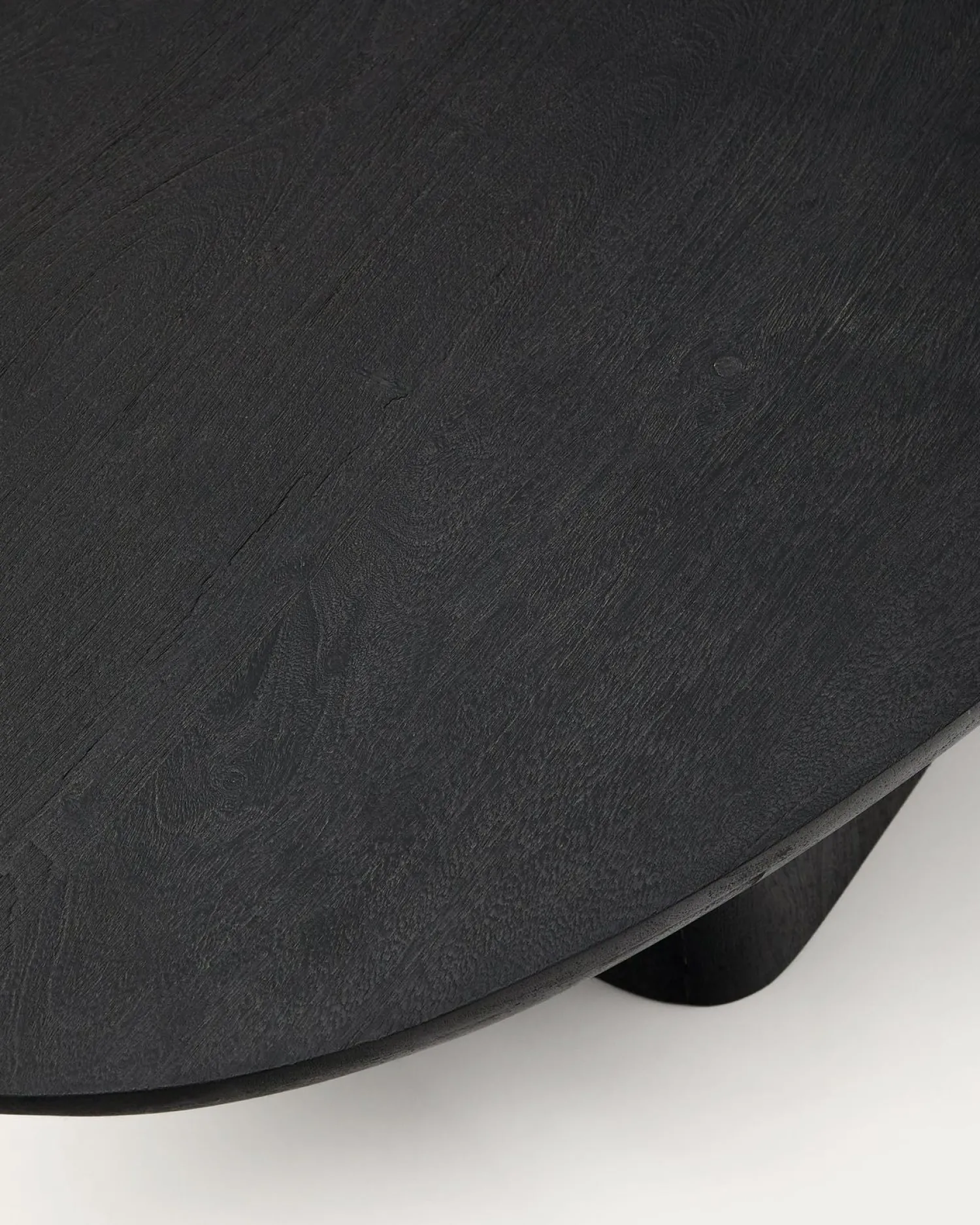 Houten Salontafels-Kave Home Ovak Salontafel Zwart
