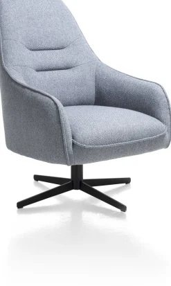Draaifauteuils-XOOON Oviedo Fauteuil Sky Blue