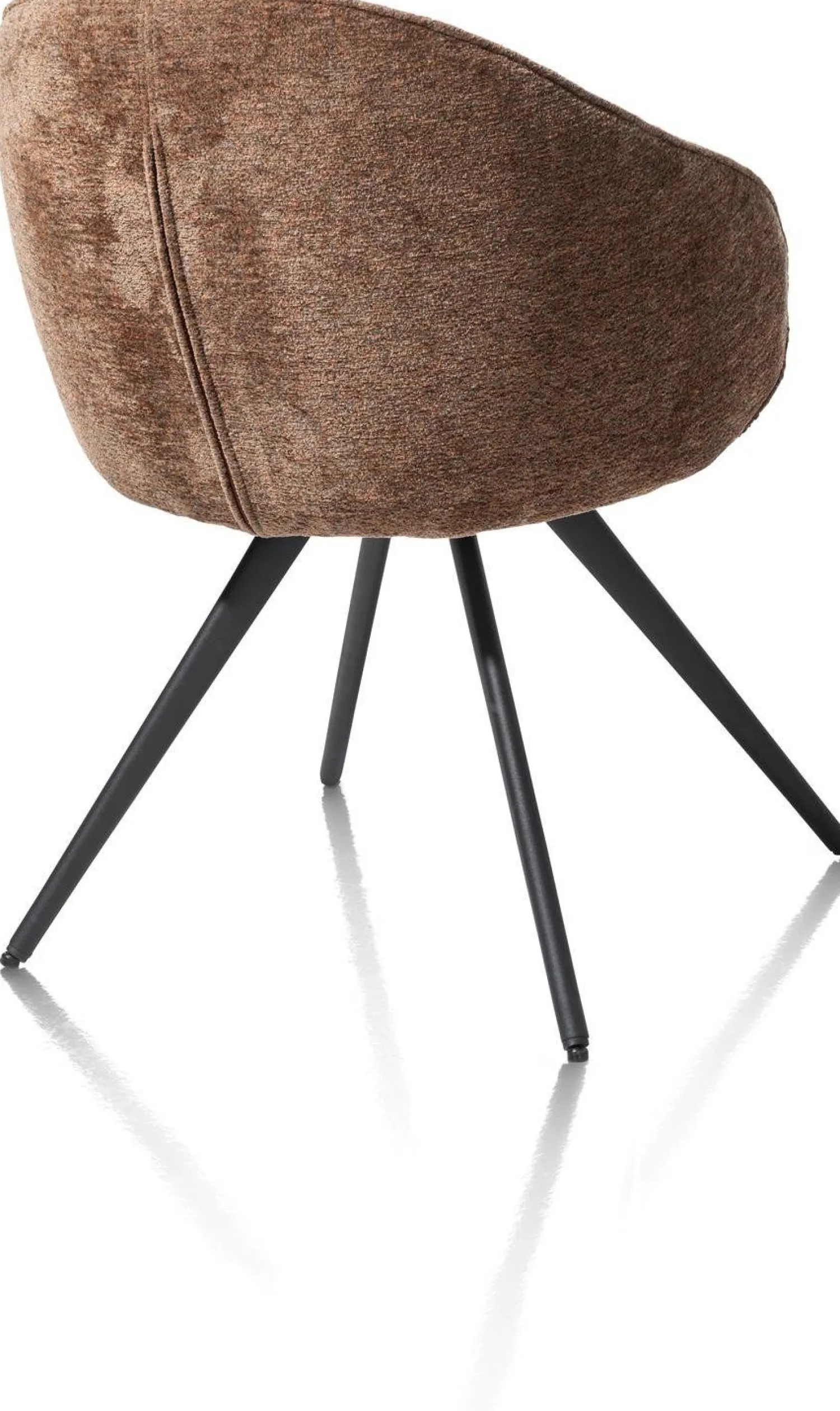 Kuipstoelen|Eetkamerstoelen Met Armleuning-XOOON Owen Eetkamerstoel Koper