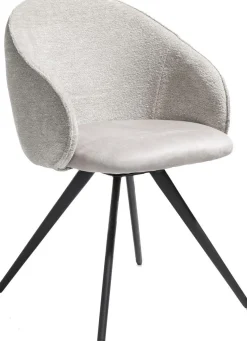 Kuipstoelen|Eetkamerstoelen Met Armleuning-XOOON Owen Eetkamerstoel Kiezel