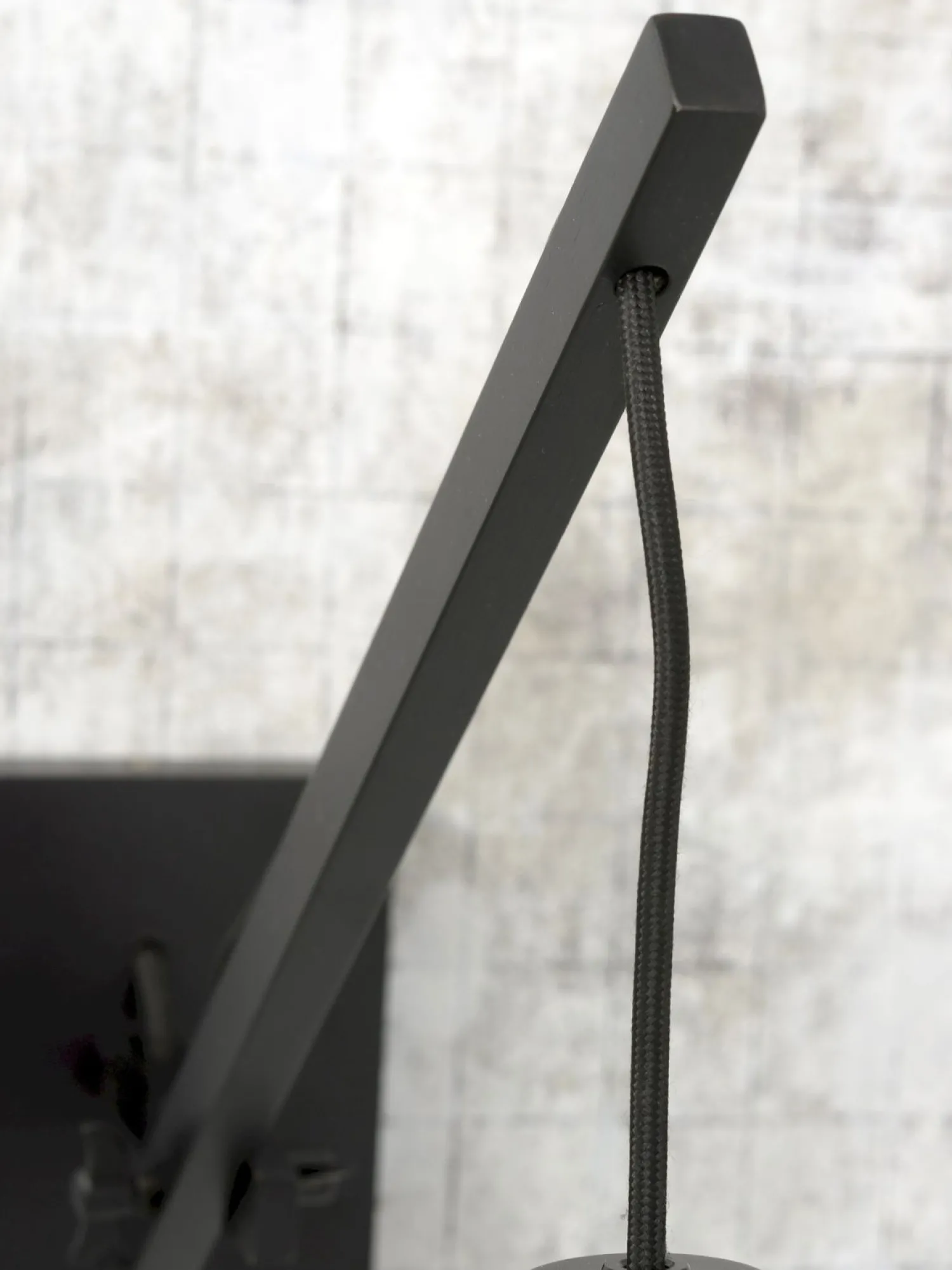 Wandlampen|Wandlampen-Good&Mojo Palawan S Black Wandlamp Natural/White