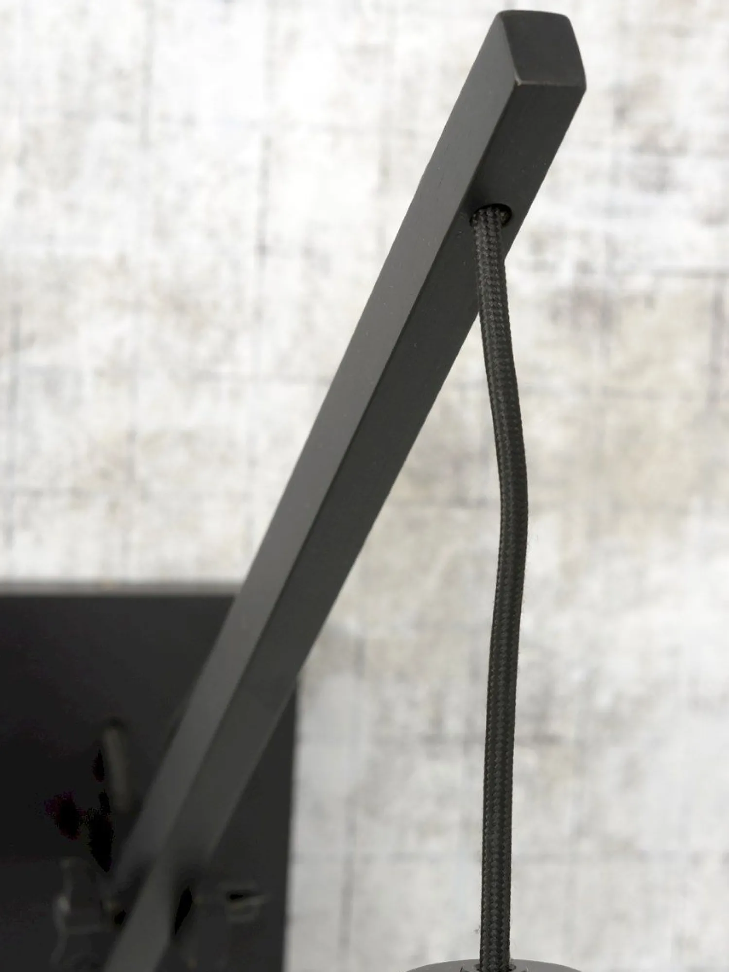 Wandlampen|Wandlampen-Good&Mojo Palawan S Black Wandlamp Natural/White