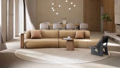 Vloerkleden|Wollen Vloerkleden-Brinker Carpets Pallio Ajour Black Vloerkleed Creme, Naturel