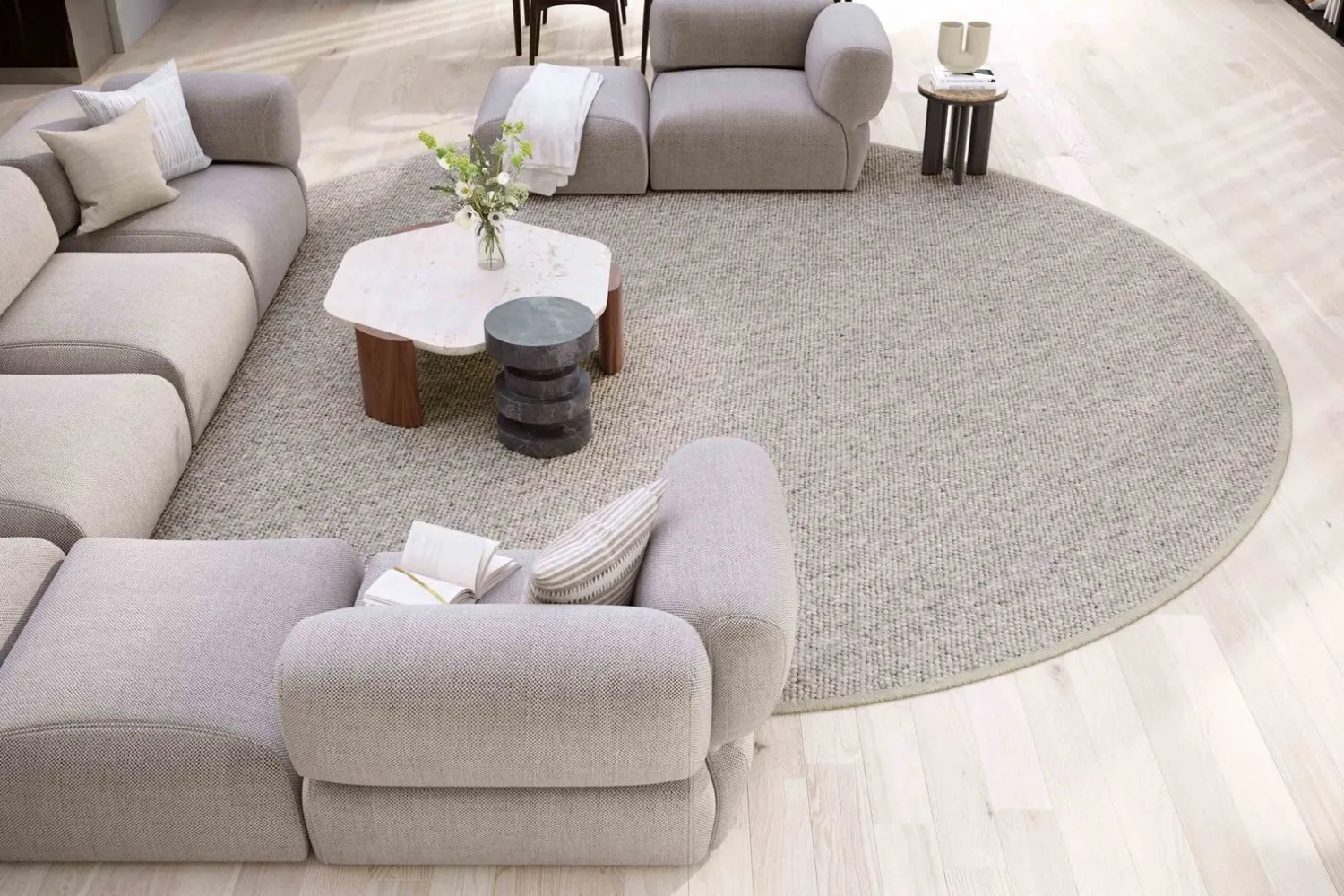 Vloerkleden|Wollen Vloerkleden-Brinker Carpets Pallio Rustica Vloerkleed Roze
