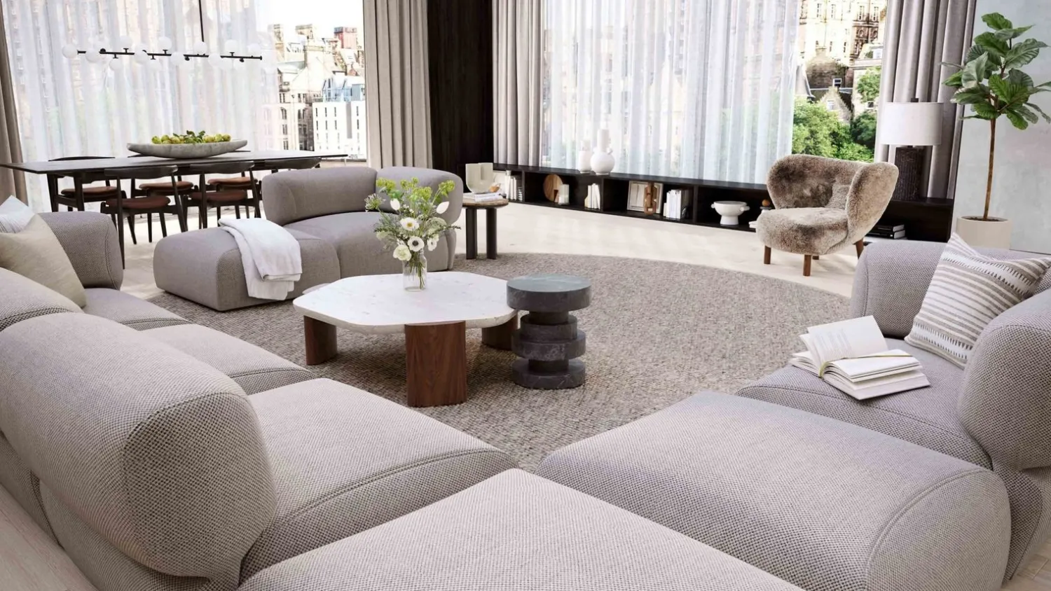 Vloerkleden|Wollen Vloerkleden-Brinker Carpets Pallio Rustica Vloerkleed Roze