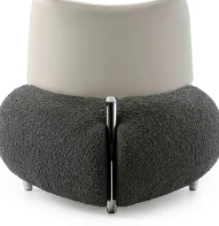 Design Fauteuils-Leolux Pallone Pa Soft Fauteuil Beige, Thunder