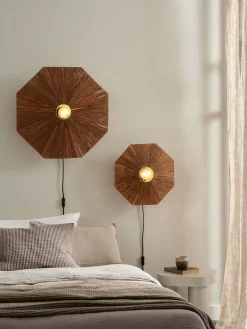 Wandlampen|Wandlampen-Good&Mojo Panama L Wandlamp Brown