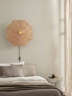 Wandlampen|Wandlampen-Good&Mojo Panama L Wandlamp Natural