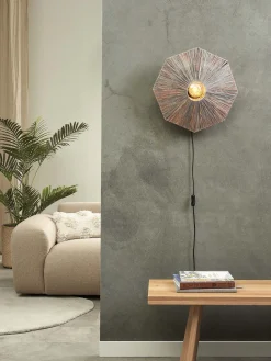 Wandlampen|Wandlampen-Good&Mojo Panama S Wandlamp Grey