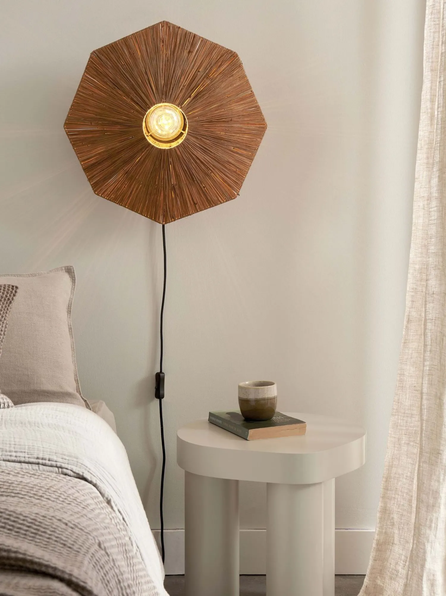 Wandlampen|Wandlampen-Good&Mojo Panama S Wandlamp Brown