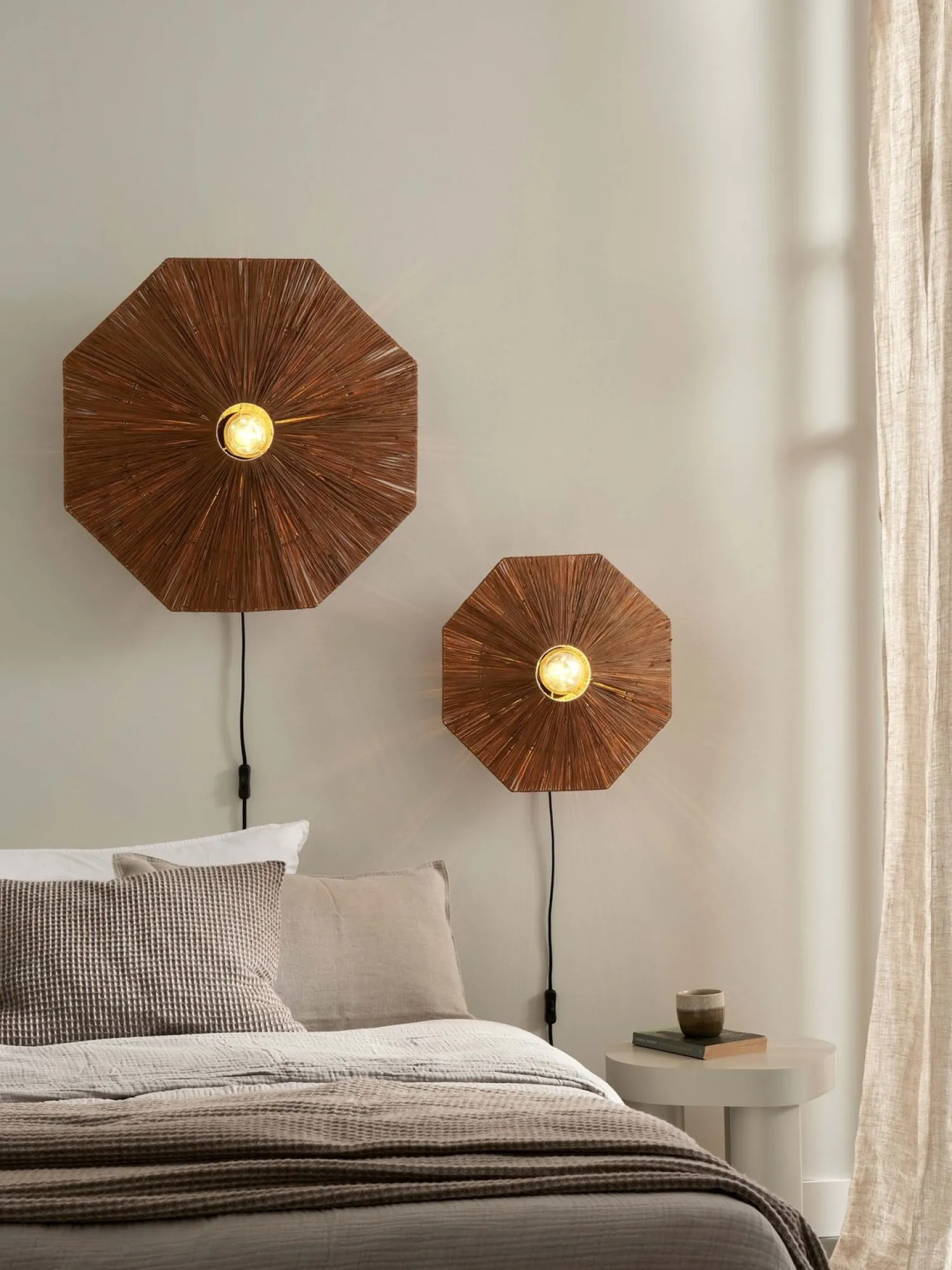 Wandlampen|Wandlampen-Good&Mojo Panama S Wandlamp Brown