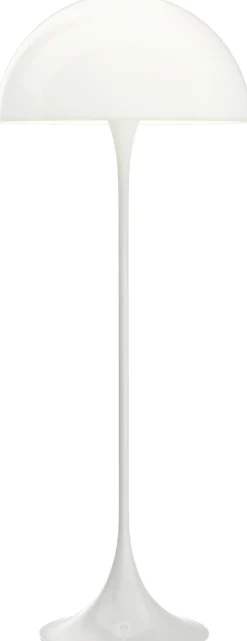 Design Vloerlampen|Vloerlampen-Louis Poulsen Panthella Vloerlamp White Opal
