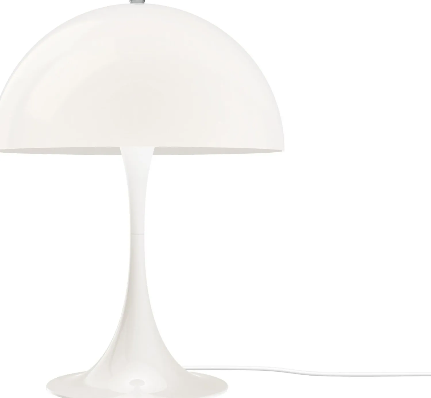 Design Tafellampen|Tafellampen-Louis Poulsen Panthella Tafellamp White Opal