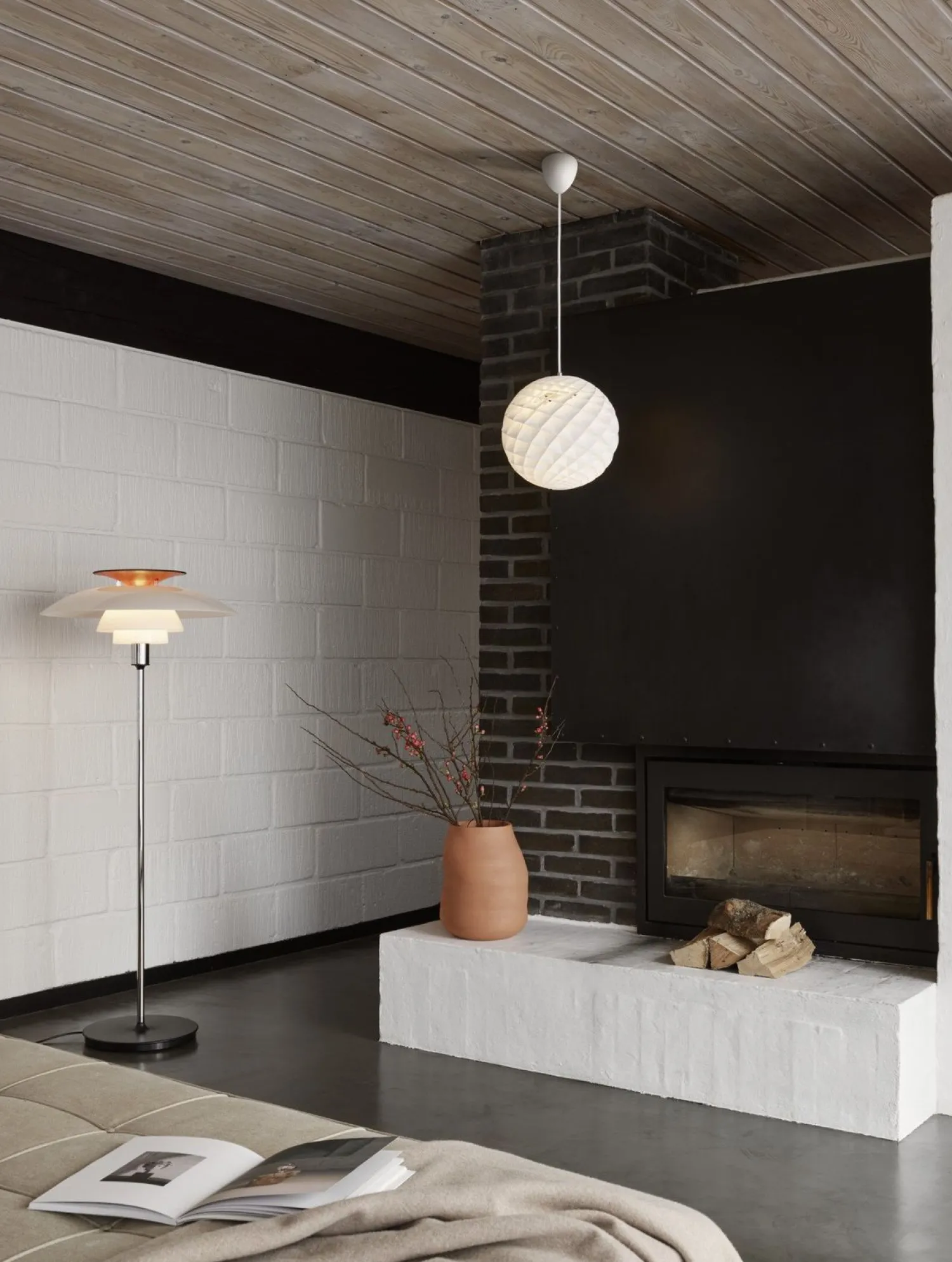 Design Hanglampen|Design Hanglampen-Louis Poulsen Patera Hanglamp Wit