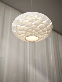 Design Hanglampen|Design Hanglampen-Louis Poulsen Patera Oval Hanglamp White Matt