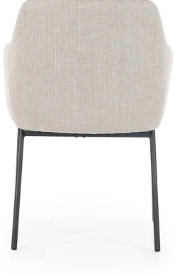 Eetkamerstoelen Met Armleuning-Eleonora Paul Armstoel Taupe