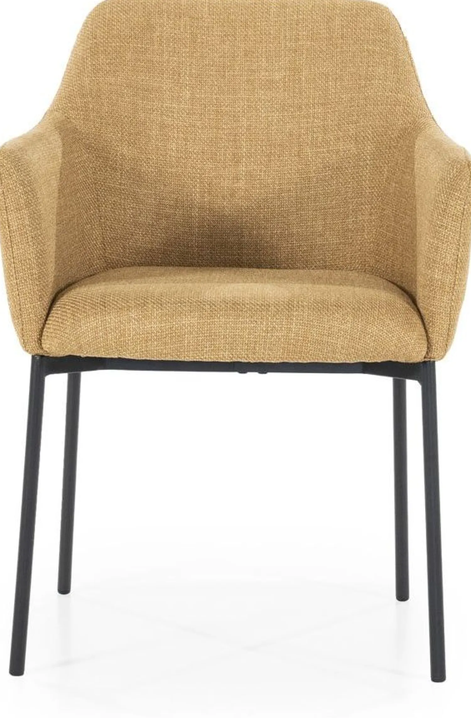 Eetkamerstoelen Met Armleuning-Eleonora Paul Armstoel Mosterd