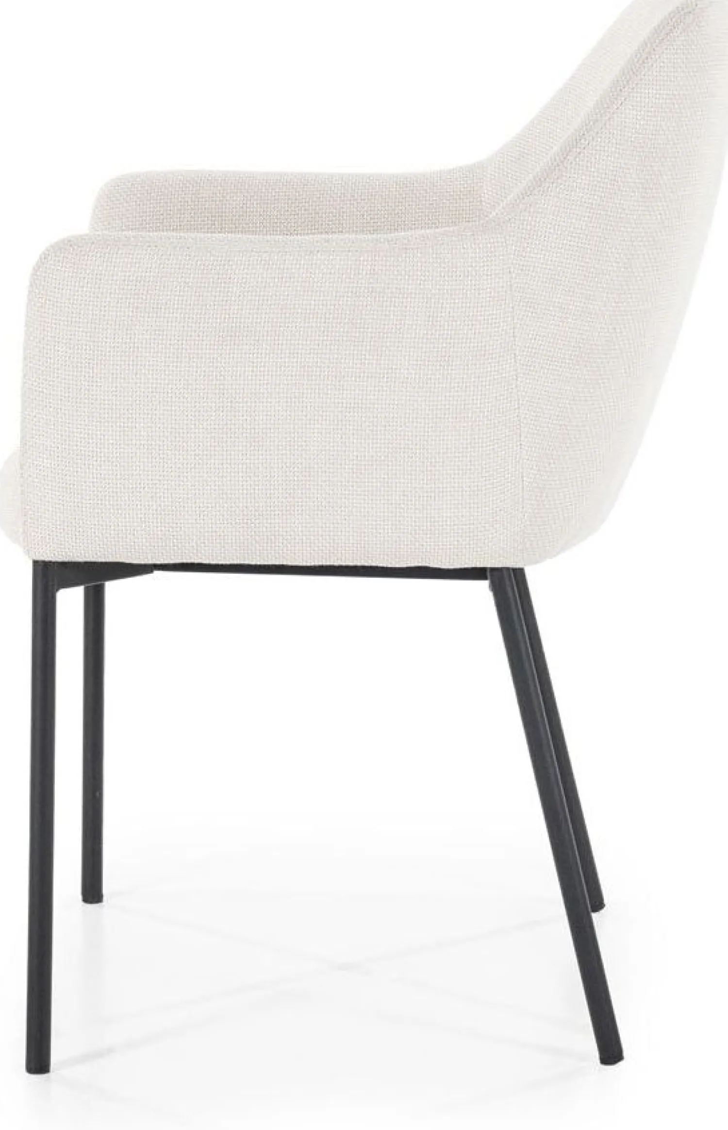 Eetkamerstoelen Met Armleuning-Eleonora Paul Armstoel Beige