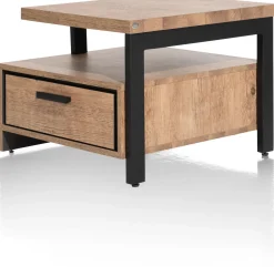 Houten Bijzettafels-Henders en Hazel Pavarotti Bijzettafel Naturel