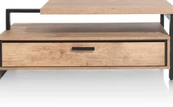 Houten Salontafels-Henders en Hazel Pavarotti Salontafel Naturel