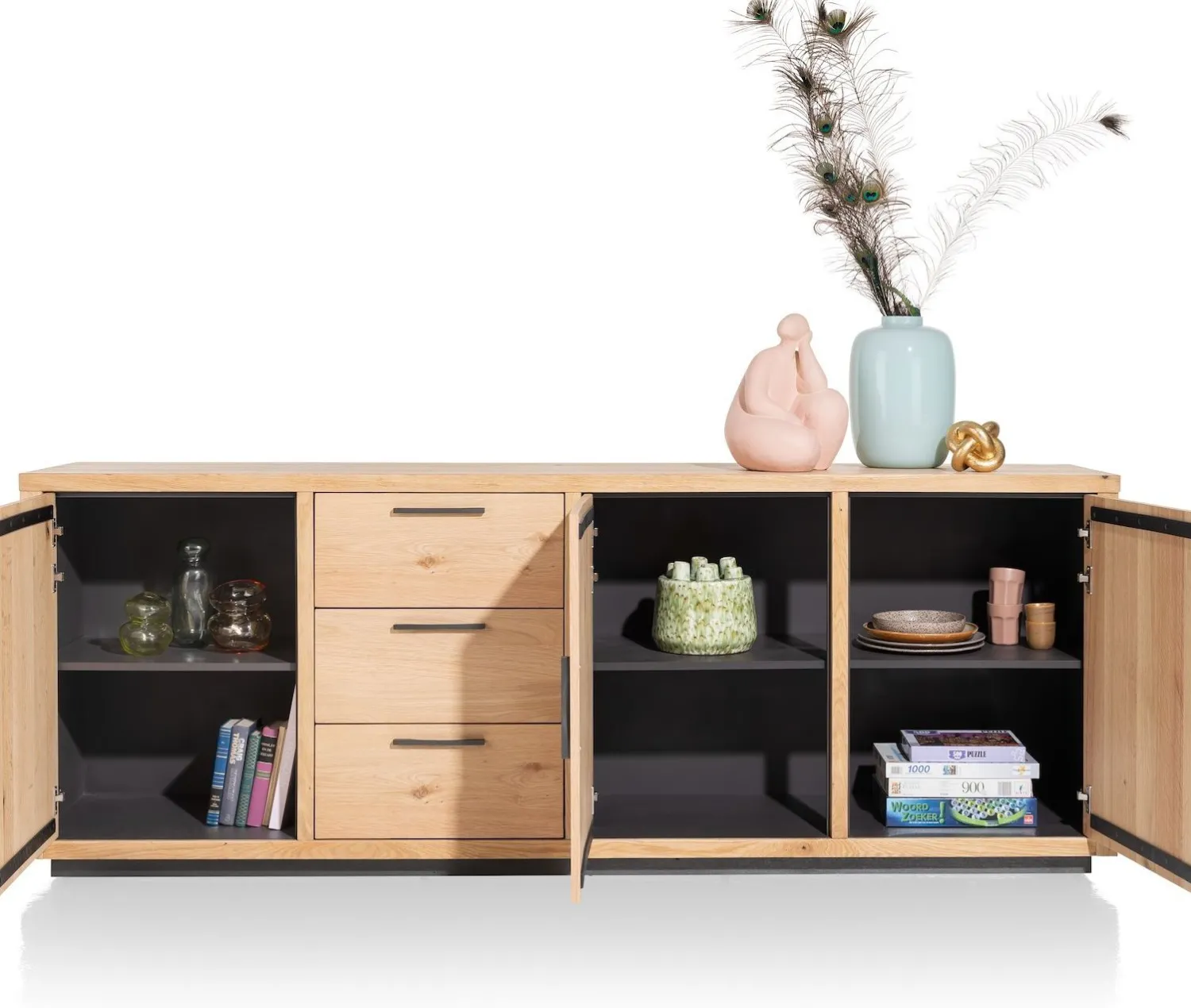 Dressoirs-Henders en Hazel Pavie Dressoir Natural