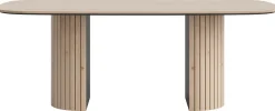 Houten Eettafels|Ovale Eettafels-Henders en Hazel Pavie Eettafel Natural