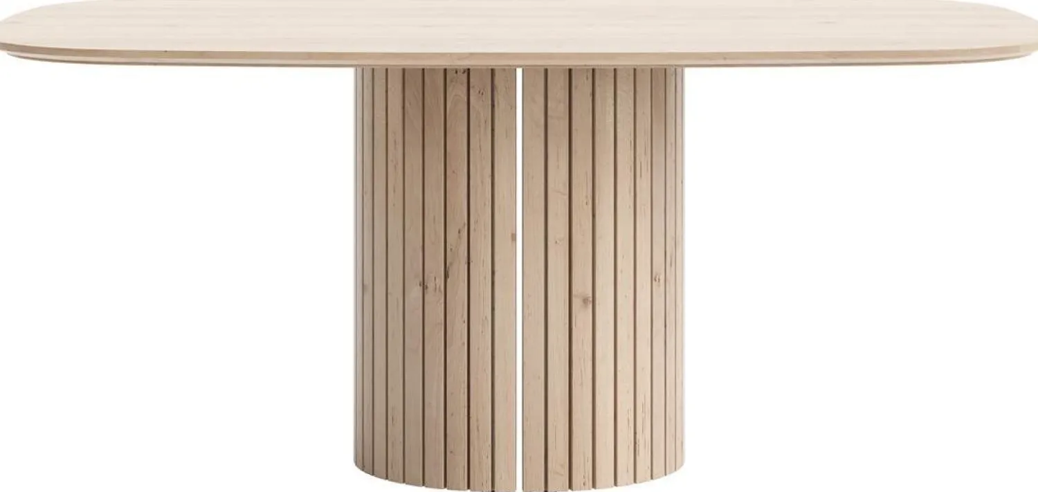 Houten Eettafels|Ovale Eettafels-Henders en Hazel Pavie Eettafel Natural