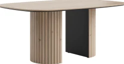 Houten Eettafels|Ovale Eettafels-Henders en Hazel Pavie Eettafel Natural
