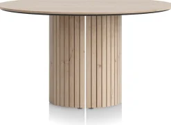Houten Eettafels|Ronde Eettafels-Henders en Hazel Pavie Rond Eettafel Natural