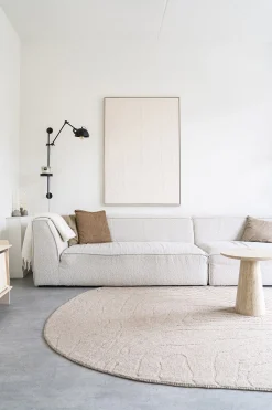 Vloerkleden|Organische Vloerkleden-By Boo Pebble Vloerkleed Beige