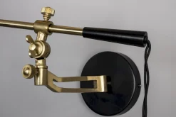 Industriële Wandlampen|Wandlampen-Dutchbone Penelope Wandlamp Black