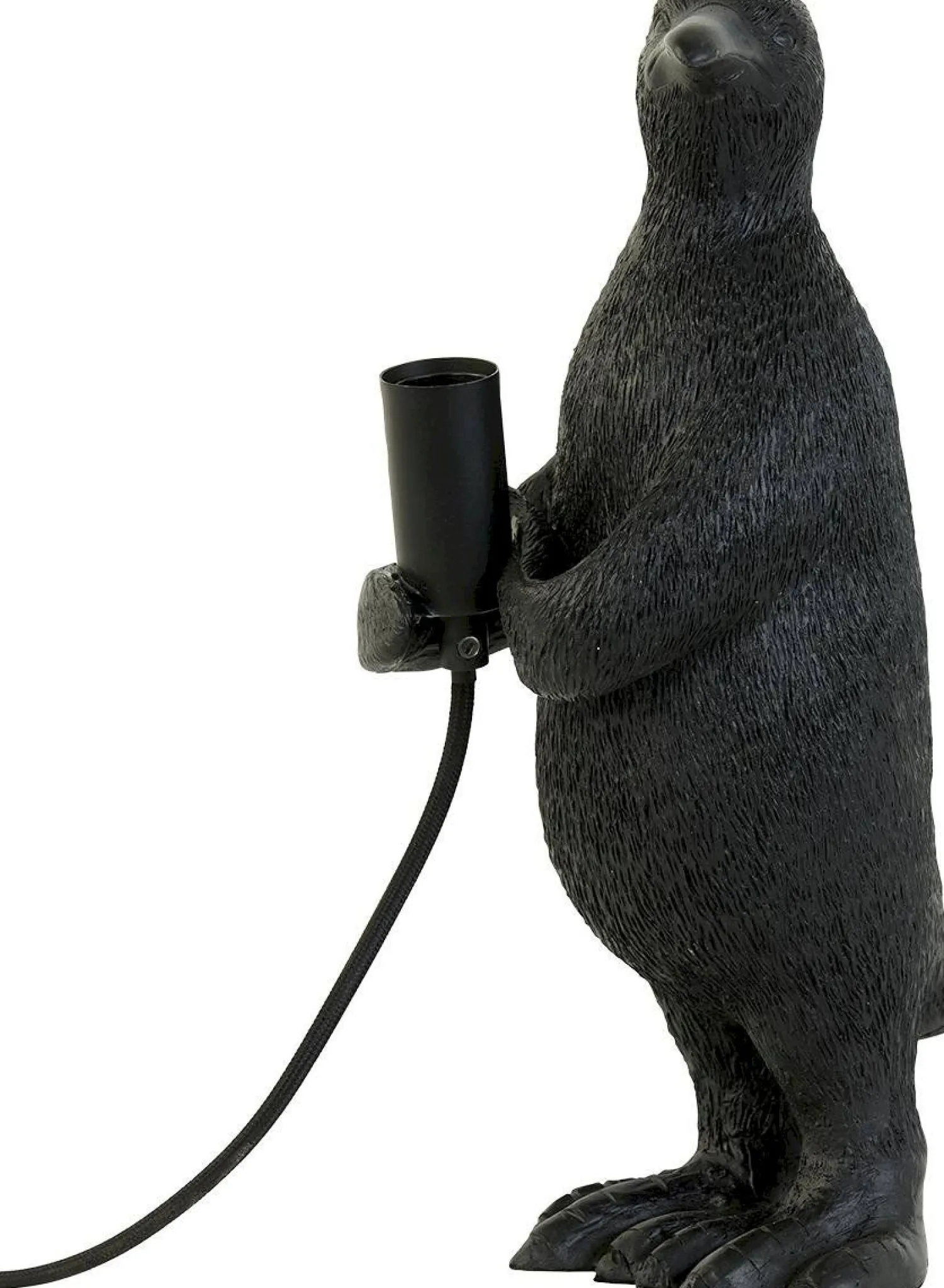 Tafellampen|Tafellampen-Trendhopper Penguin Tafellamp Mat Zwart