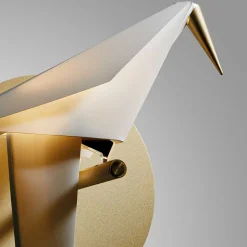 Wandlampen|Wandlampen-Moooi Perch Wandlamp Wit, goud