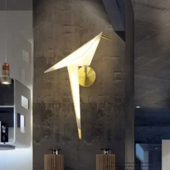 Wandlampen|Wandlampen-Moooi Perch Wandlamp Wit, goud