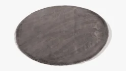 Vloerkleden|Ronde Vloerkleden-Trendhopper Perry Rond Vloerkleed Grijs