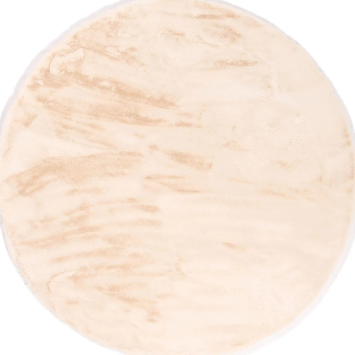 Vloerkleden|Ronde Vloerkleden-Trendhopper Perry Rond Vloerkleed Beige