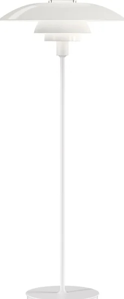 Design Vloerlampen|Vloerlampen-Louis Poulsen PH 80 Vloerlamp Opal White