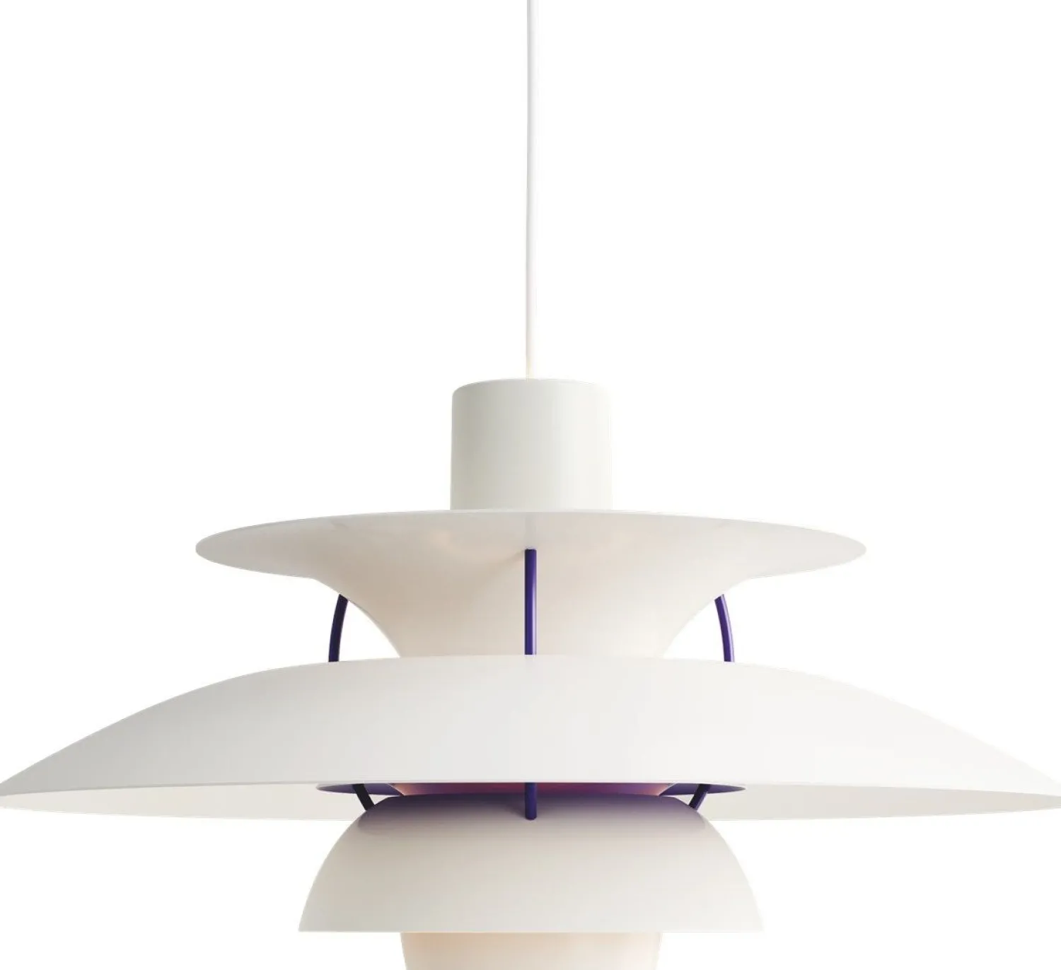 Design Hanglampen|Design Hanglampen-Louis Poulsen PH5 Hanglamp Classic Wit