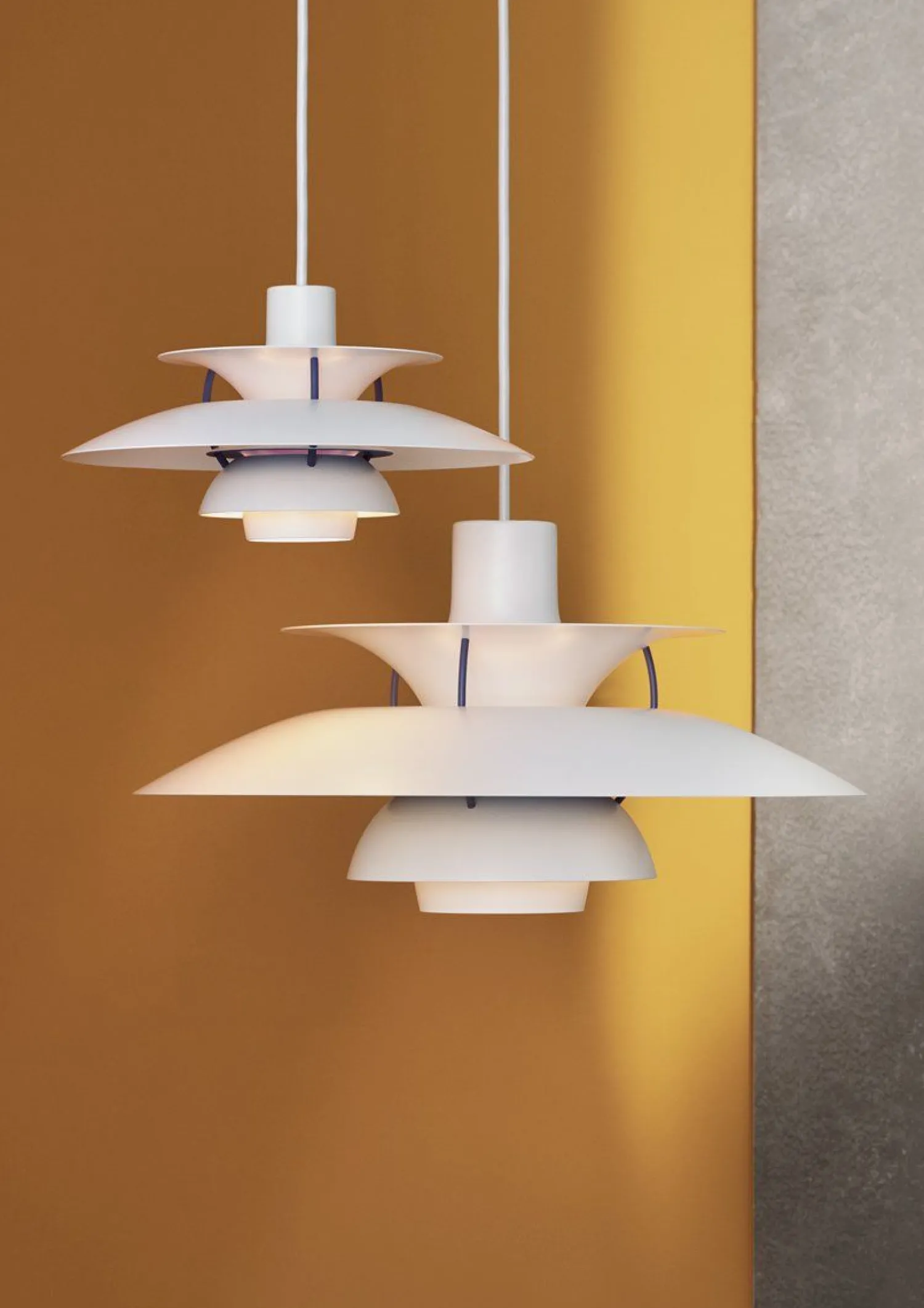Design Hanglampen|Design Hanglampen-Louis Poulsen PH5 Hanglamp Hues of Orange