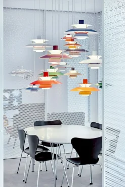 Design Hanglampen|Design Hanglampen-Louis Poulsen PH5 Hanglamp Hues of Orange
