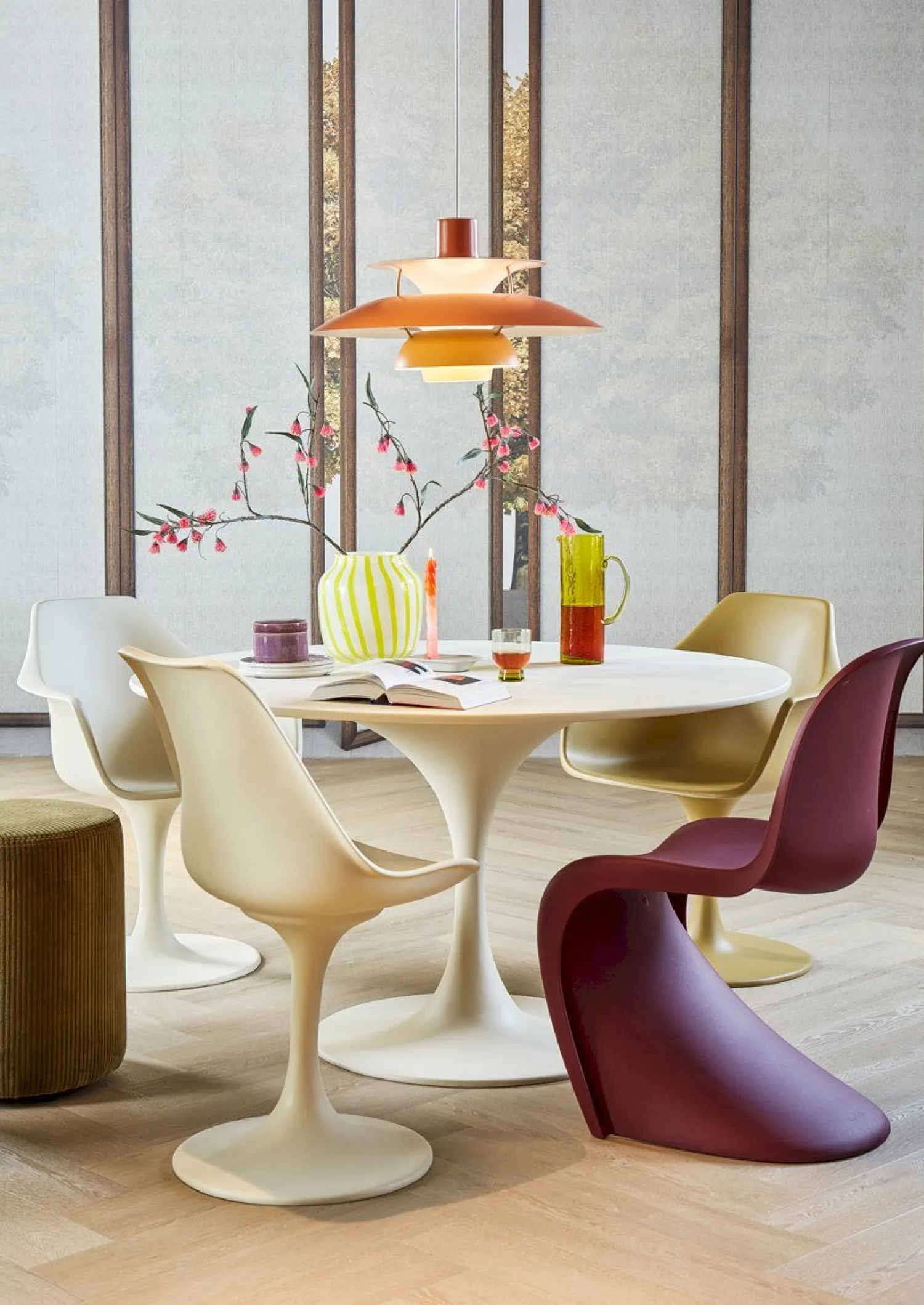 Design Hanglampen|Design Hanglampen-Louis Poulsen PH5 Hanglamp Hues of Orange