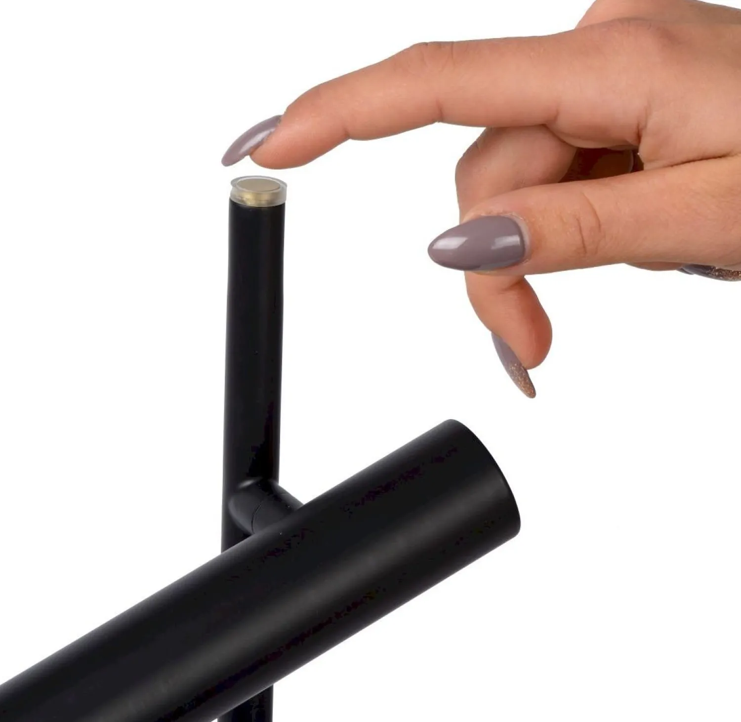 Moderne Vloerlampen|Vloerlampen-Lucide Philon Vloerlamp Zwart