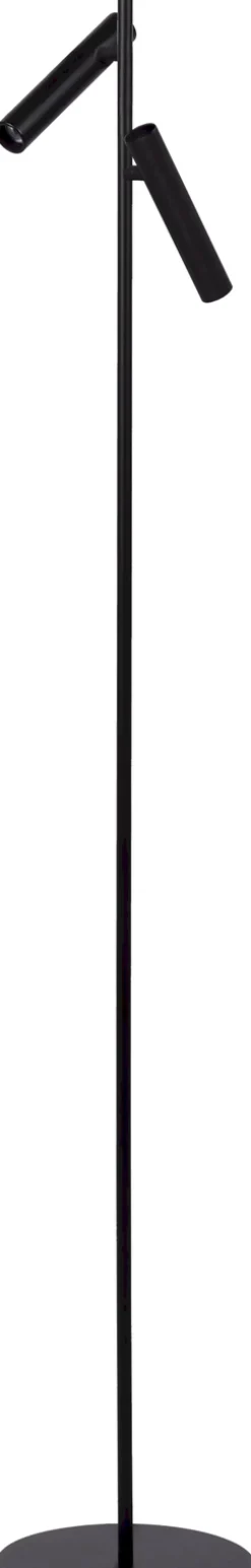 Moderne Vloerlampen|Vloerlampen-Lucide Philon Vloerlamp Zwart
