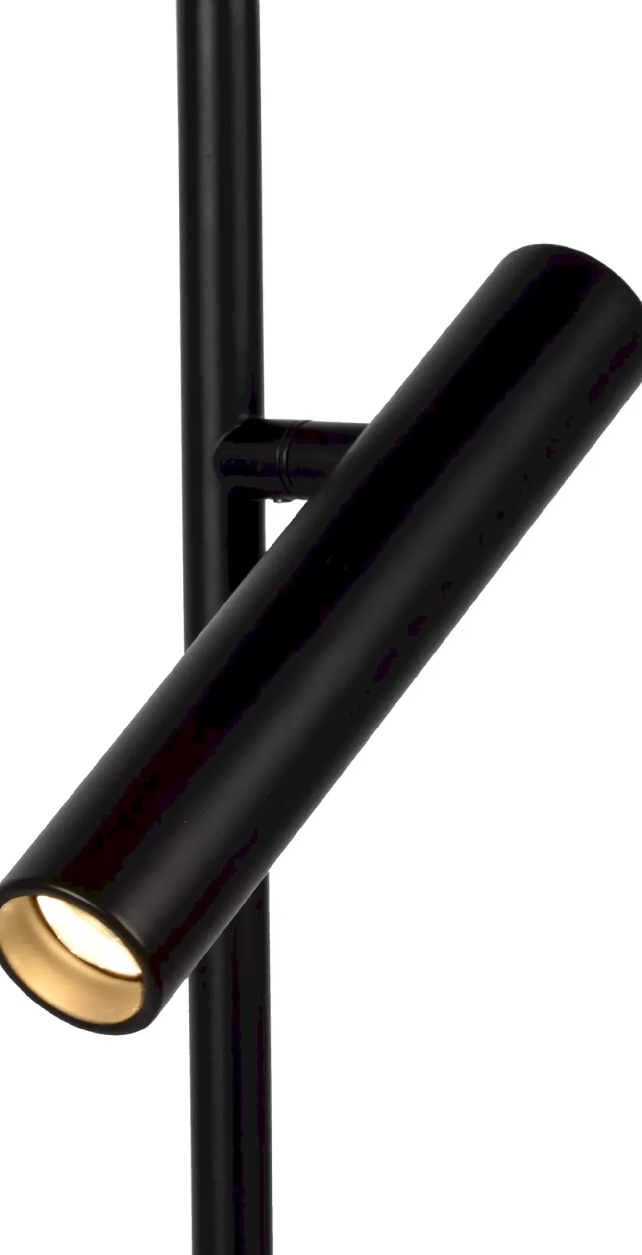 Moderne Vloerlampen|Vloerlampen-Lucide Philon Vloerlamp Zwart
